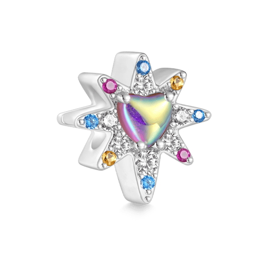 Gnoce Colorful Eight-pointed Star Charm_2