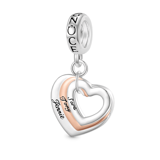 Gnoce Heart Engravable Pendant Dangle Charm_1
