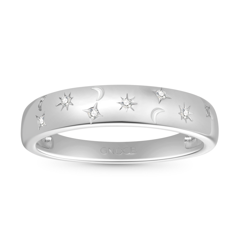 Gnoce Shine Star Band Ring_1