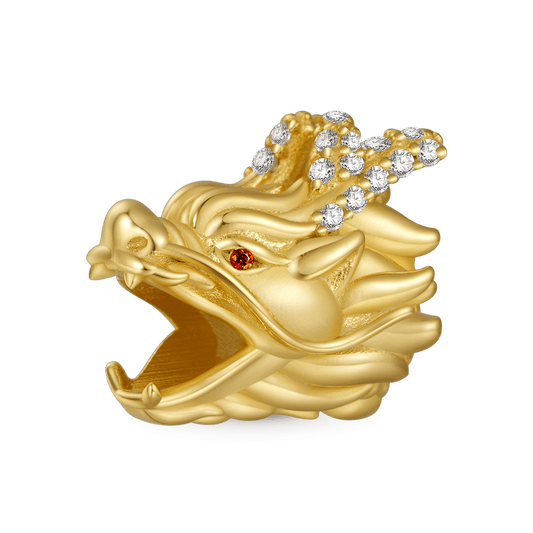 Gnoce Chinese Dragon Head Beard Charm_1