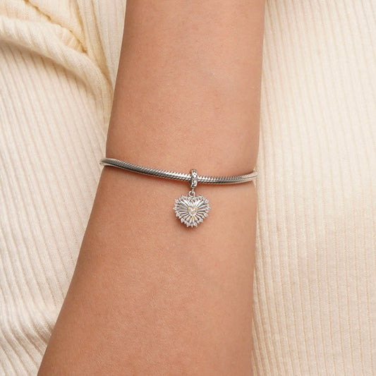 Gnoce Vintage Love Heart Pendant Dangle Charm_7