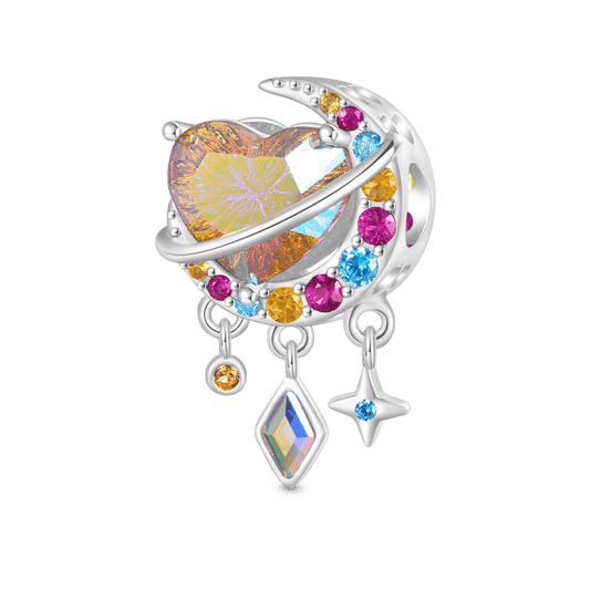 Gnoce Colorful Heart Surround The Moon Charm_1