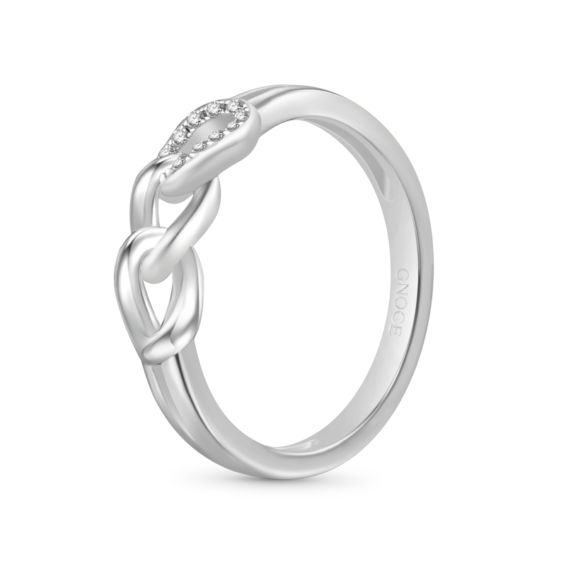 Gnoce Three Open Circle Chain Ring_2