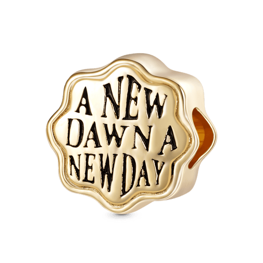Gnoce "A NEW DAWN A NEW DAY" Optimism Flower-shape Charm_1