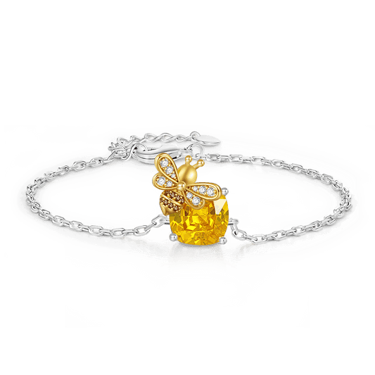 Gnoce Adjustable Honey Bee Bracelet_1
