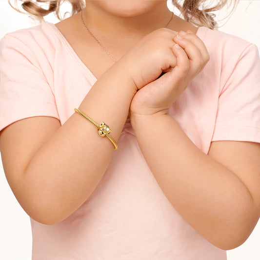 Dalmatian Dog Charm Bead Sterling Silver 18K Gold Plated_4