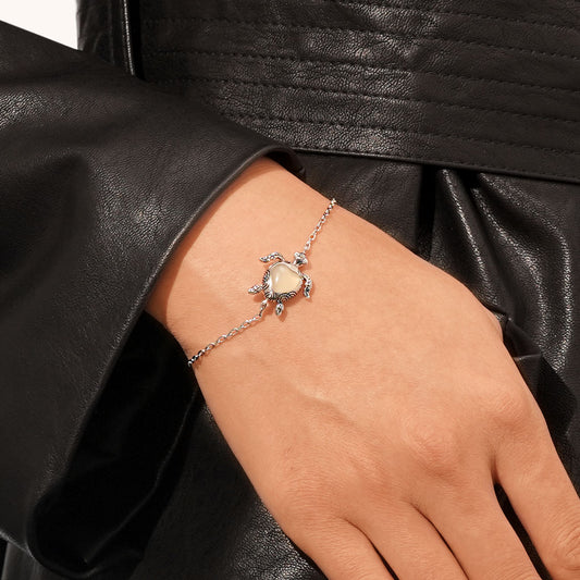 Gnoce Adjustable Color-changing Sea Turtle Bracelet_5