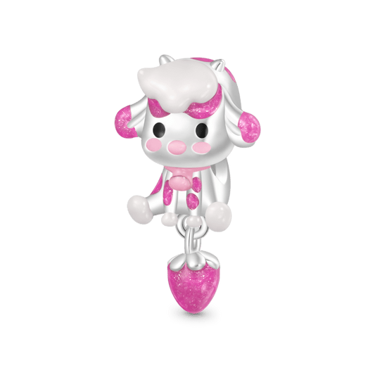 Gnoce Strawberry Cow Charm_1