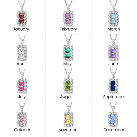 Gnoce Square Birthstone Necklace_7