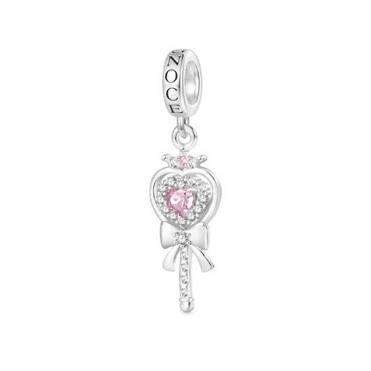 Gnoce Heart Magic Wand Pendant Dangle Charm_1