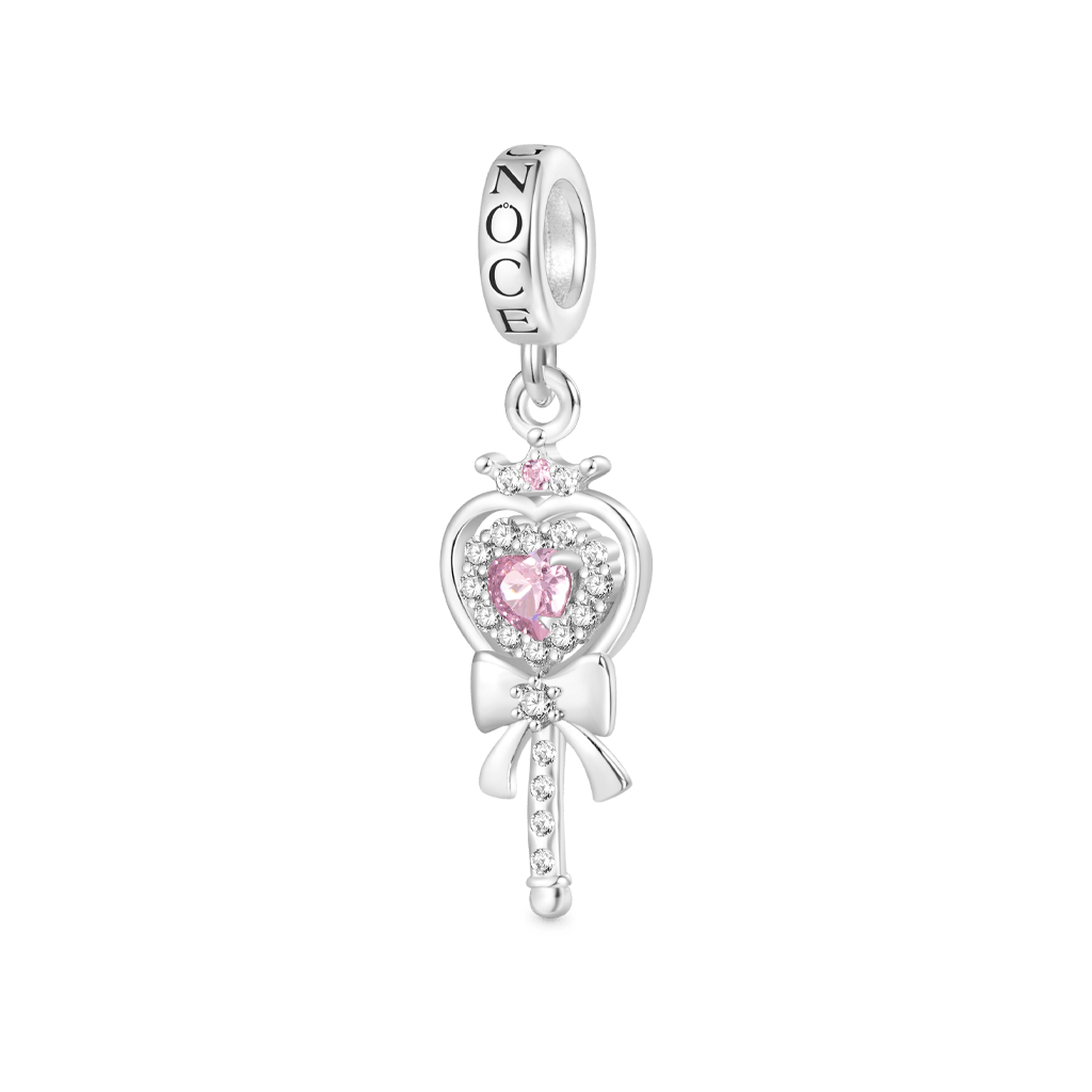 Gnoce Heart Magic Wand Pendant Dangle Charm_1