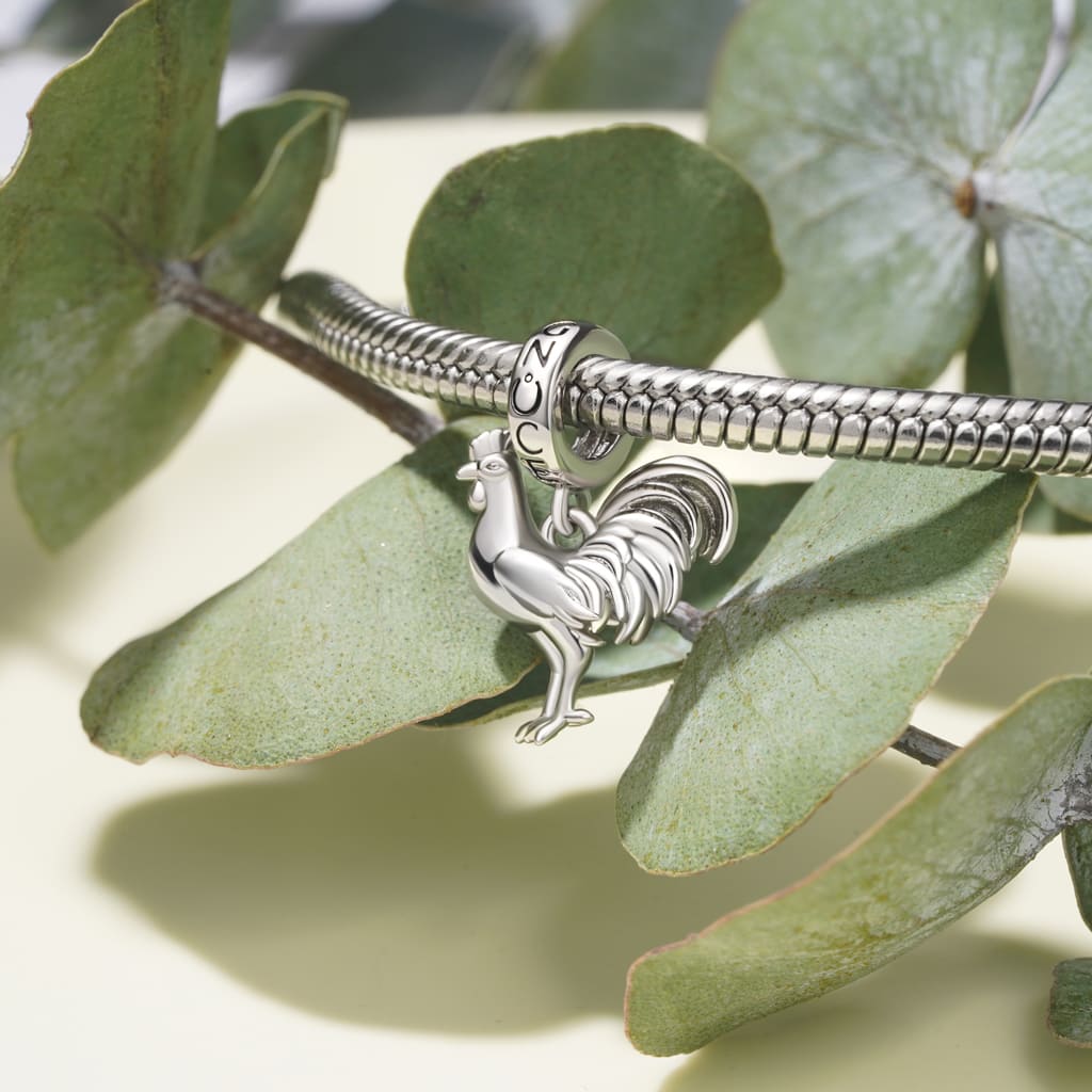 Gnoce Gallic Rooster Pendant Dangle Charm_3
