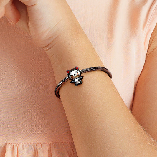 Gnoce Cool Black Cat Charm Gift for Halloween_5