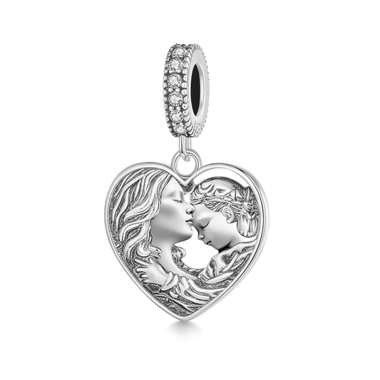 Gnoce Loving Mother and Daughter Pendant Dangle Charm_1