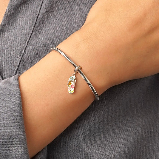 Gnoce Summer Beach Flip-Flop Pendant Dangle Charm_6