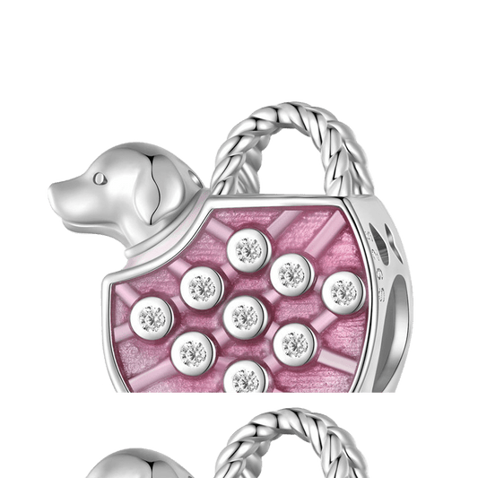 Gnoce Pink Pet Dog Bag Charm_1