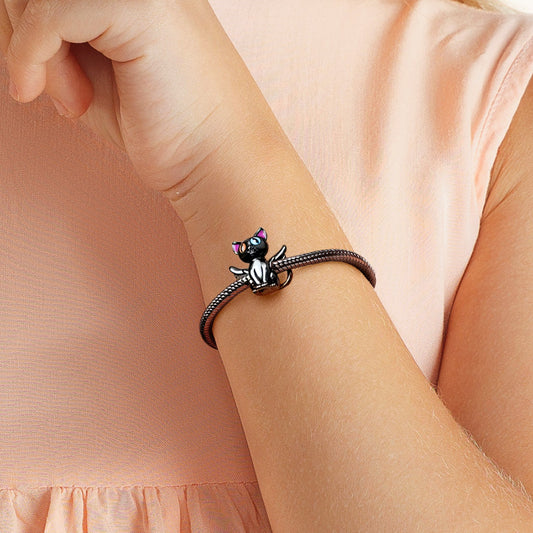 Gnoce Angel Black Cat Charm_4
