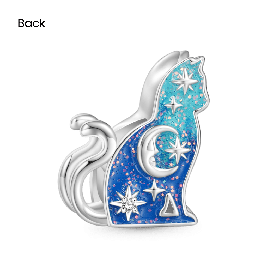 Gnoce Cat Star Moon Charm_2