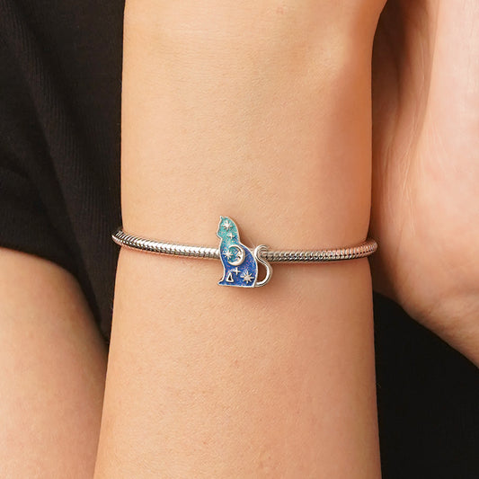 Gnoce Cat Star Moon Charm_5