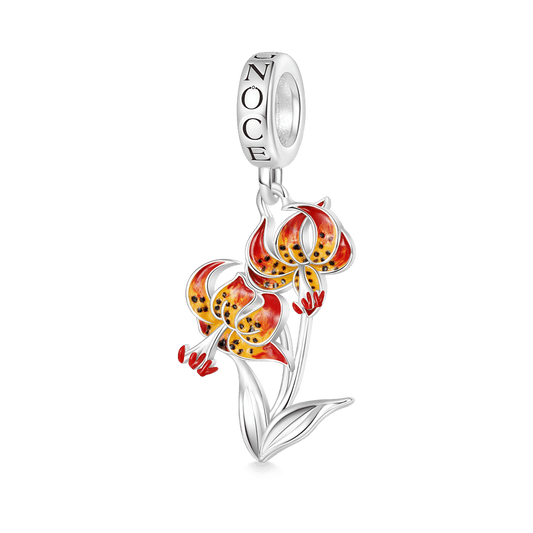 Gnoce Temple of Flora Superb Lily Pendant Dangle Charm_1
