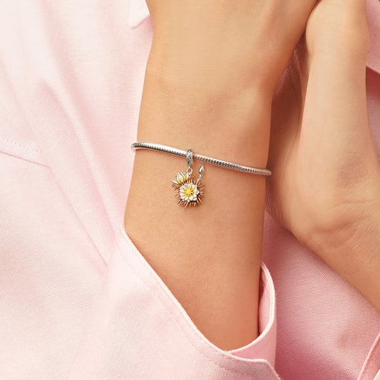 Gnoce Temple of Flora Night-Blowing Cereus Flower Pendant Dangle Charm_6