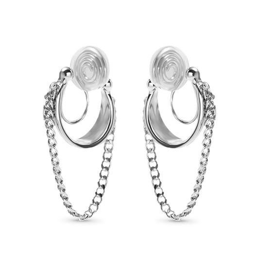 Gnoce Hoop Tassel Ear Clips_1