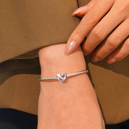 Gnoce Love Pink Butterfly Charm_4