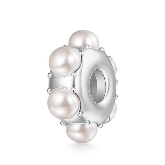 Gnoce Classic Half Dome Pearl Stopper Charm_1