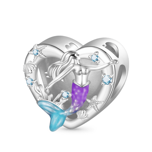 Gnoce Ocean Mermaid Mood Heart Charm_1
