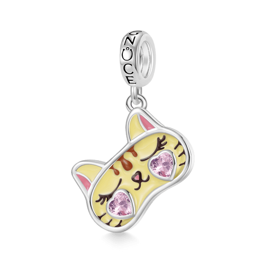 Gnoce Cat Eye Mask Pendant Dangle Charm_1