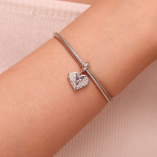 Gnoce Openable Heart Wings Engravable Pendant Dangle Charm_7