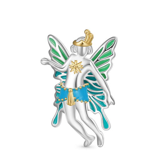 Gnoce Green Wings Fairy King Oberon Charm_1