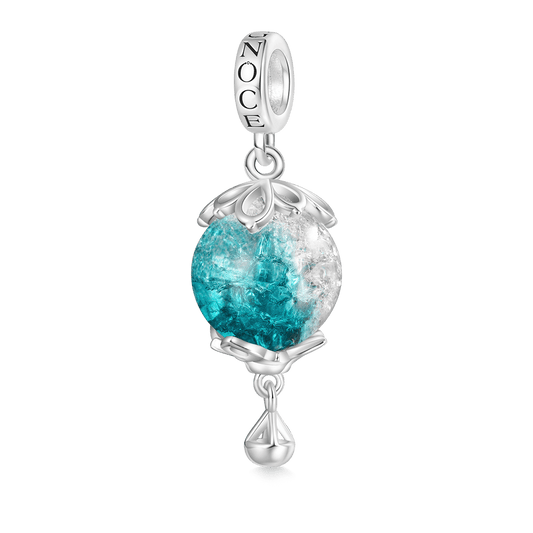 Gnoce Blue Hot Air Balloon Pendant Dangle Charm_1