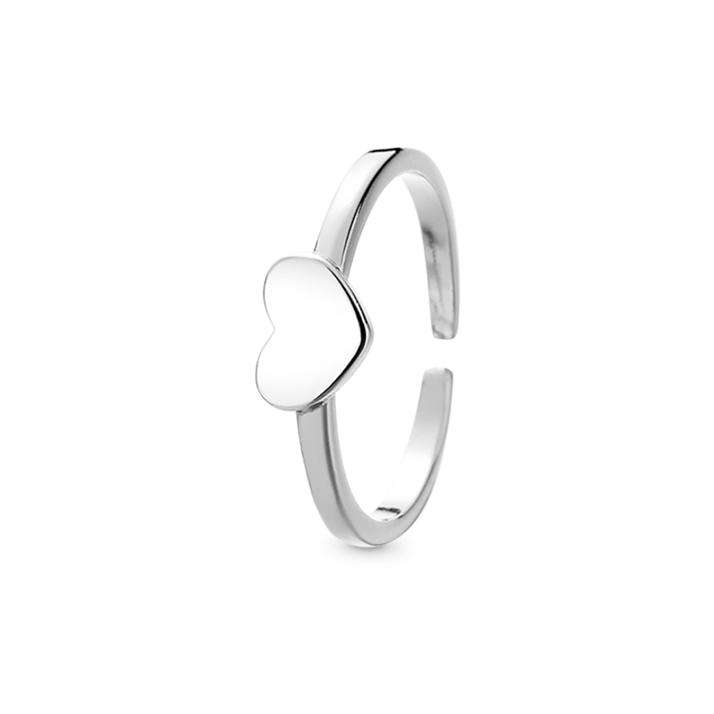 Gnoce 'Vows of Love' Heart Adjustable Women's Band_1