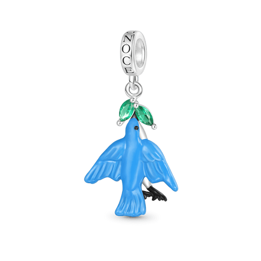 Gnoce Arctic Blue-bird Pendant Dangle Charm_1