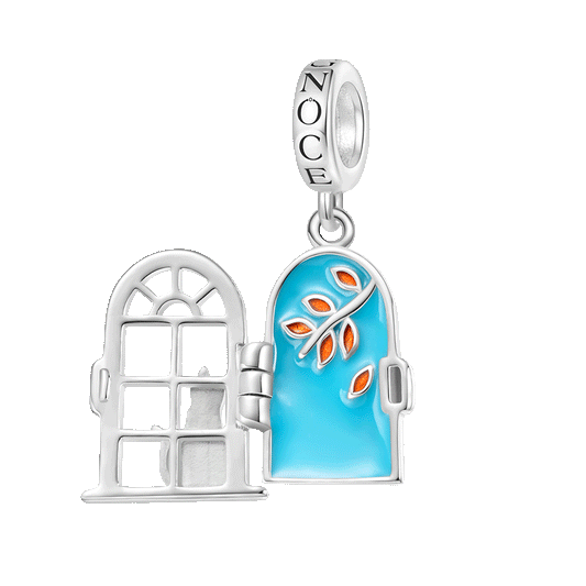 Gnoce Window View Kitten Openable Pendant Dangle Charm_1