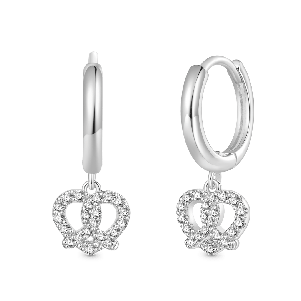 Gnoce Pretzel  Food Hoop Earrings_1