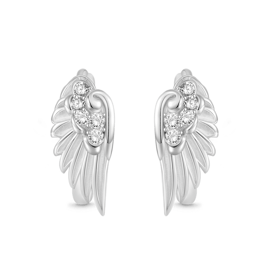Gnoce Angel Wing Hoop Earrings_1