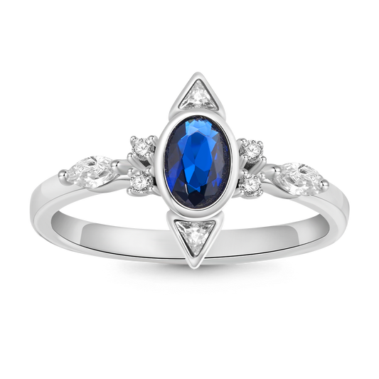 Gnoce Vintage Blue Spinel Ring_1