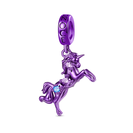 Gnoce Purple Candy Horse Zodiac Pendant Dangle Charm_1