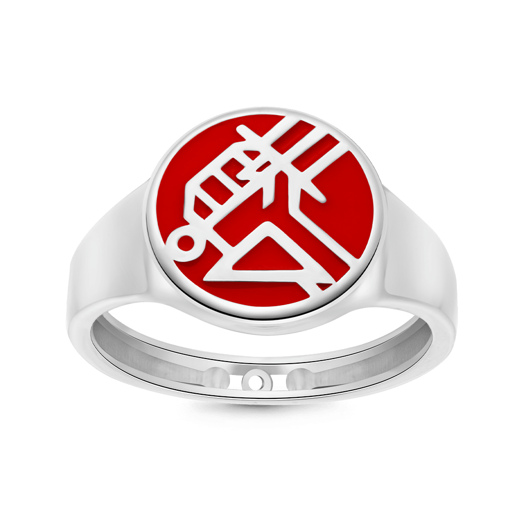 Gnoce Hellboy Logo Signet Ring_1