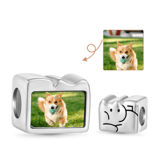 Gnoce Personalized Cute Pet Photo Charm_1