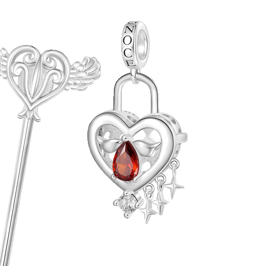 Gnoce Valentine's Day Love Lock Wireless LED Light Up Pendant Dangle Charm_1