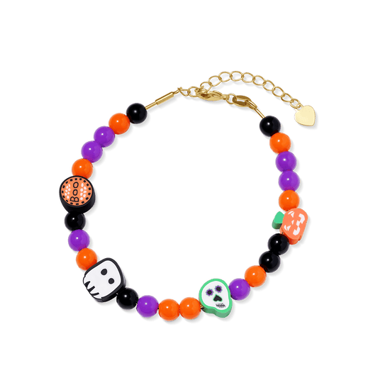 Gnoce Halloween DIY Multi Color Beaded Bracelet_1
