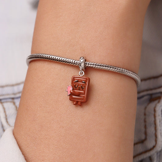 Gnoce Matching Pancake 's Heart  Pendant Dangle Charm_6