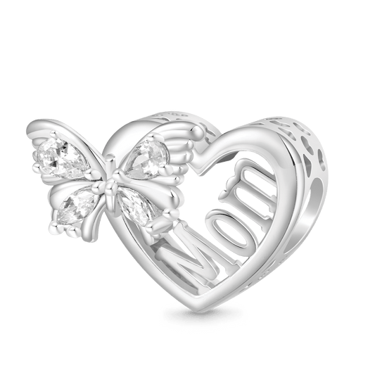 Gnoce Mother's Day Butterfly Heart Charm_1
