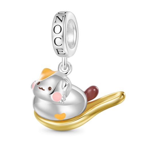 Gnoce Muffin In a Spoon Pendant Dangle Charm_1