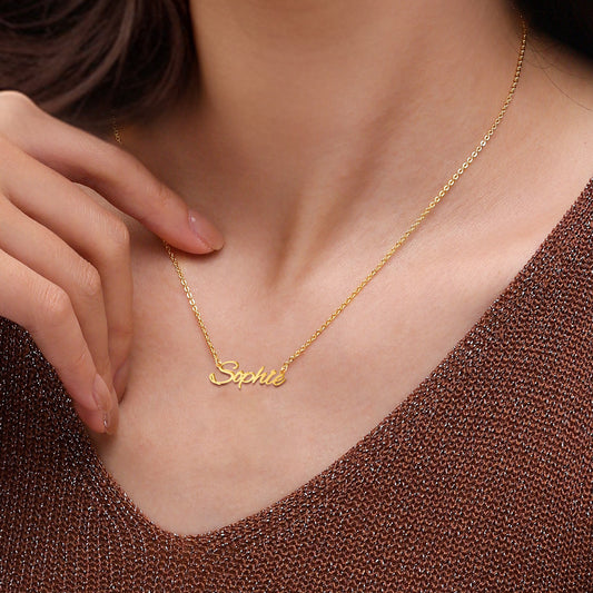 Gnoce Sophie - Personalized Name Tricolor Necklace_6