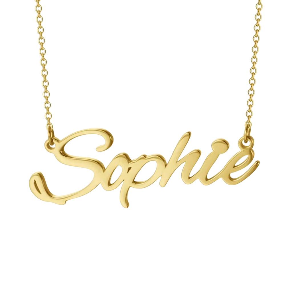 Gnoce Sophie - Personalized Name Tricolor Necklace_1