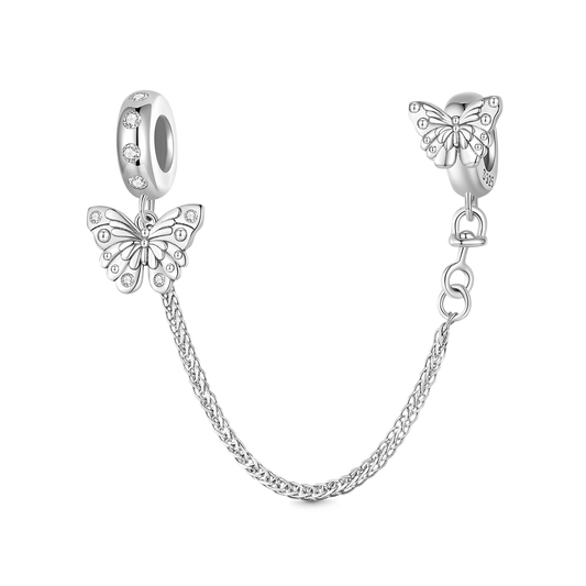 Gnoce Butterfly Safety Chain Charm_1